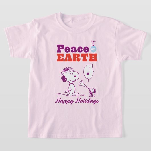 Erdnüsse | Weltfrieden Snoopy & Woodstock T-Shirt (Ablage )