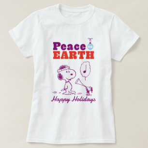 Erdnüsse Weltfrieden Snoopy & Woodstock T-Shirt