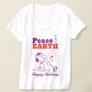 Erdnüsse Weltfrieden Snoopy & Woodstock T-Shirt