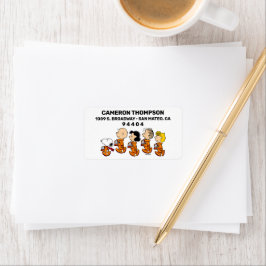 Erdnüsse | Weltraum Adressaufkleber