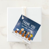 Erdnüsse Weltraum Geburtstag - Snoopy Astronaut Geschenkanhänger (Beispiel)