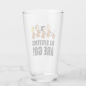 Erdnüsse | Weltraum Glas (Rückseite)