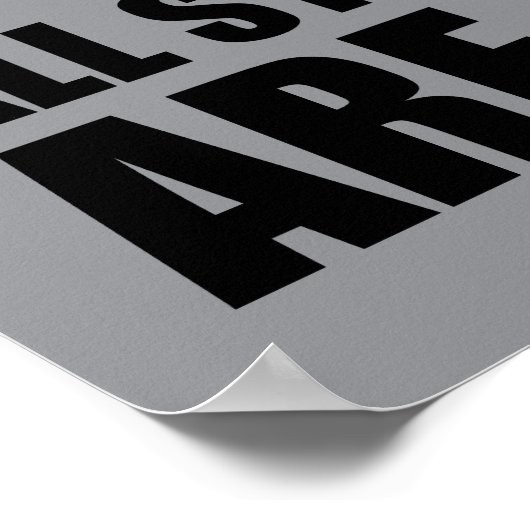 Erdnüsse | Weltraum Poster (Ecke)