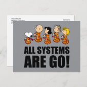 Erdnüsse | Weltraum Postkarte (Vorne/Hinten)