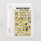 Erdnüsse | Wer sind die Charaktere? Postkarte (Vorne/Hinten)