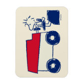 Erdnüsse | Wiederaufforstungsmaschine für Holzeis Magnet (Vertikal)