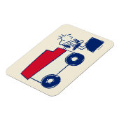 Erdnüsse | Wiederaufforstungsmaschine für Holzeis Magnet (Linke Seite)