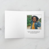 Erdnüsse | Winter Geburtstag Vielen Dank Dankeskarte (Innenseite)