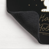 Erdnüsse Winter Schlittschuhfahren Mousepad (Ecke)