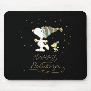 Erdnüsse Winter Schlittschuhfahren Mousepad