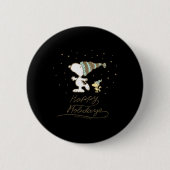 Erdnüsse Winter Skating  Button (Vorderseite)