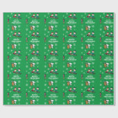 Erdnüsse | Winterrodelmuster Geschenkpapier (Flach)