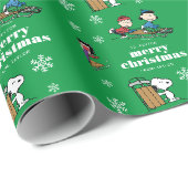 Erdnüsse | Winterrodelmuster Geschenkpapier (Rolleneckpunkt)
