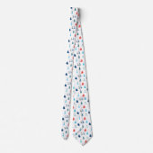 Erdnüsse | Winterskifahren der Pisten Muster Krawatte (Rückseite)