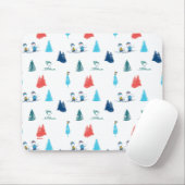 Erdnüsse | Winterskifahren der Pisten Muster Mousepad (Mit Mouse)