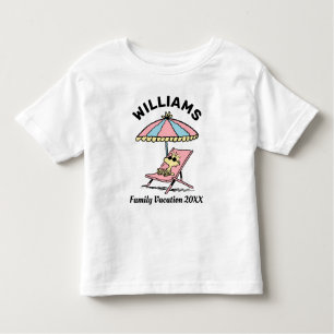 Erdnüsse Woodstock Beach Family Urlaub Kleinkind T-shirt