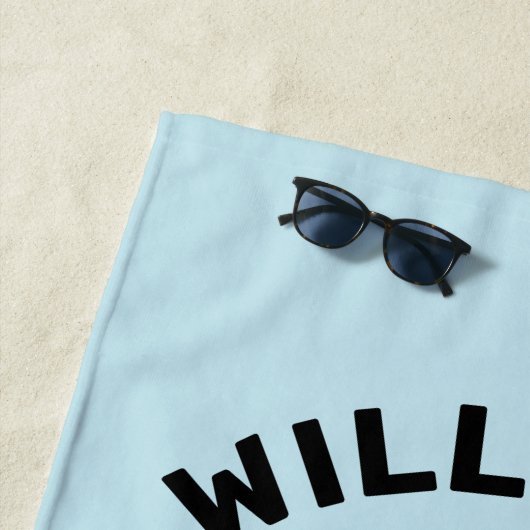 Erdnüsse | Woodstock Beach Family Urlaub Strandtuch (Beispiel)