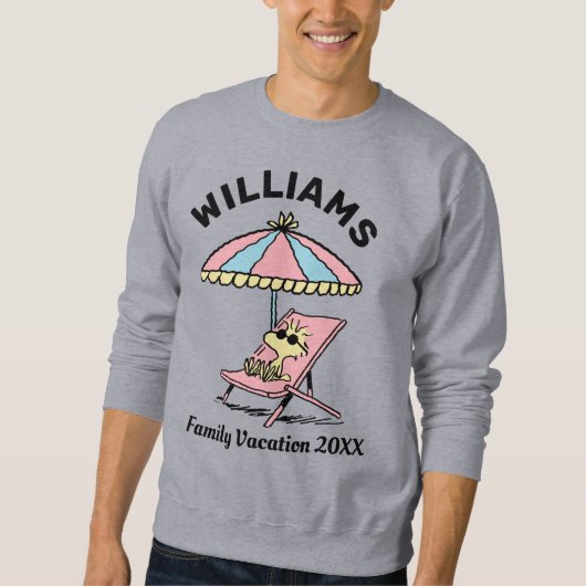 Erdnüsse | Woodstock Beach Family Urlaub Sweatshirt (Vorderseite)