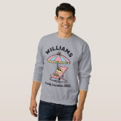 Erdnüsse | Woodstock Beach Family Urlaub Sweatshirt (Vorne ganz)