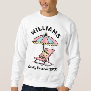Erdnüsse Woodstock Beach Family Urlaub Sweatshirt