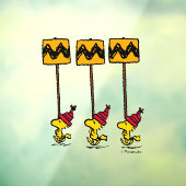 Erdnüsse | Woodstock & Friends Signature März Fensteraufkleber (Blatt 3)