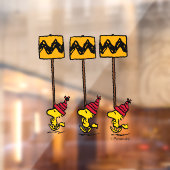 Erdnüsse | Woodstock & Friends Signature März Fensteraufkleber (Blatt 2)