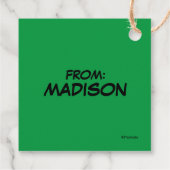 Erdnüsse | Woodstock & Friends Signature März Geschenkanhänger (Rückseite)