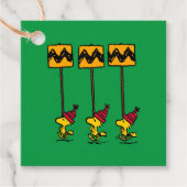 Erdnüsse | Woodstock & Friends Signature März Geschenkanhänger (Vorderseite)