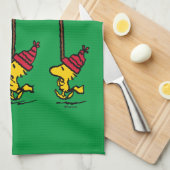 Erdnüsse | Woodstock & Friends Signature März Geschirrtuch (Viertel Falte)