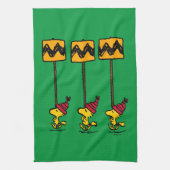 Erdnüsse | Woodstock & Friends Signature März Geschirrtuch (Vertikal)