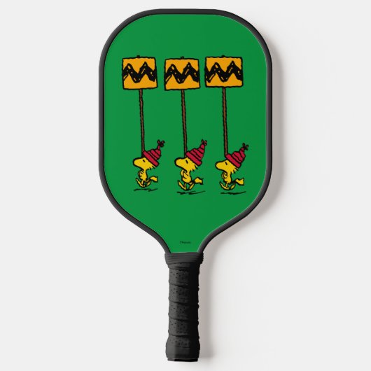 Erdnüsse | Woodstock & Friends Signature März Pickleball Schläger (Rückseite)