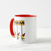 Erdnüsse | Woodstock & Friends Signature März Tasse (Vorderseite Links)