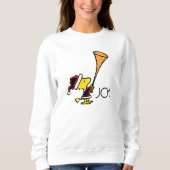 Erdnüsse | Woodstock Santa Claus Sweatshirt (Vorderseite)