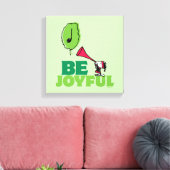 Erdnüsse | Woodstock Seien Sie froh Leinwanddruck (Insitu (Wohnzimmer))