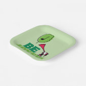 Erdnüsse | Woodstock Seien Sie froh Pappteller (Gewinkelt)