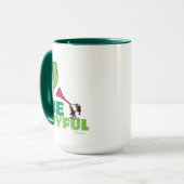 Erdnüsse | Woodstock Seien Sie froh Tasse (Vorderseite Links)