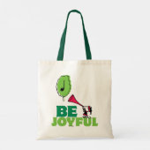 Erdnüsse | Woodstock Seien Sie froh Tragetasche (Rückseite)