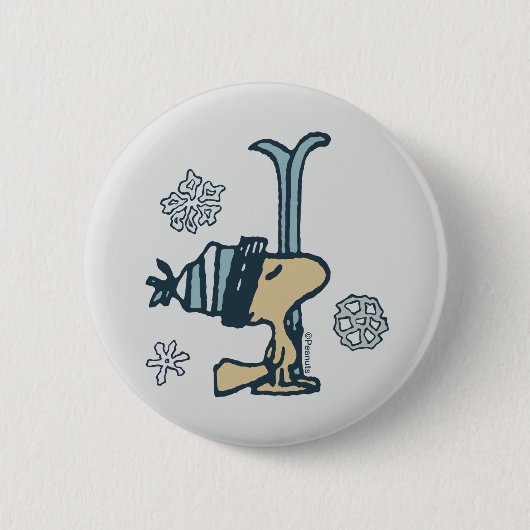 Erdnüsse | Woodstock Ski Pro Button (Vorderseite)