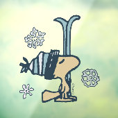 Erdnüsse | Woodstock Ski Pro Fensteraufkleber (Blatt 3)