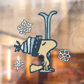Erdnüsse | Woodstock Ski Pro Fensteraufkleber (Blatt 2)