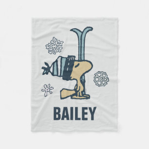 Erdnüsse   Woodstock Ski Pro   Name hinzufügen Fleecedecke