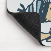 Erdnüsse | Woodstock Ski Pro | Name hinzufügen Mousepad (Ecke)