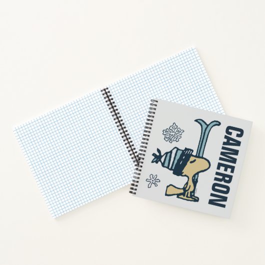 Erdnüsse | Woodstock Ski Pro | Name hinzufügen Notizblock (Innenseite)