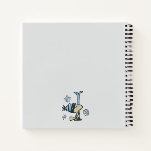 Erdnüsse | Woodstock Ski Pro | Name hinzufügen Notizblock (Rückseite)