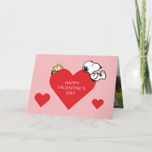 Erdnüsse   Woodstock & Snoopy Valentinstag Feiertagskarte