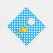 Erdnüsse | Woodstock Speaks & Polka Dots Serviette (Ecke)