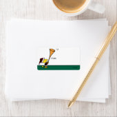 Erdnüsse | Woodstock Weihnachtsgeschenk Tag Adressaufkleber (Insitu)