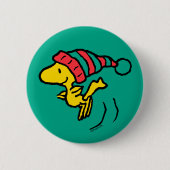 Erdnüsse | Woodstock Winter Beanie Cap Button (Vorderseite)