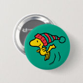 Erdnüsse | Woodstock Winter Beanie Cap Button (Vorne & Hinten)