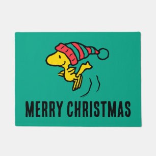 Erdnüsse Woodstock Winter Beanie Cap Fußmatte